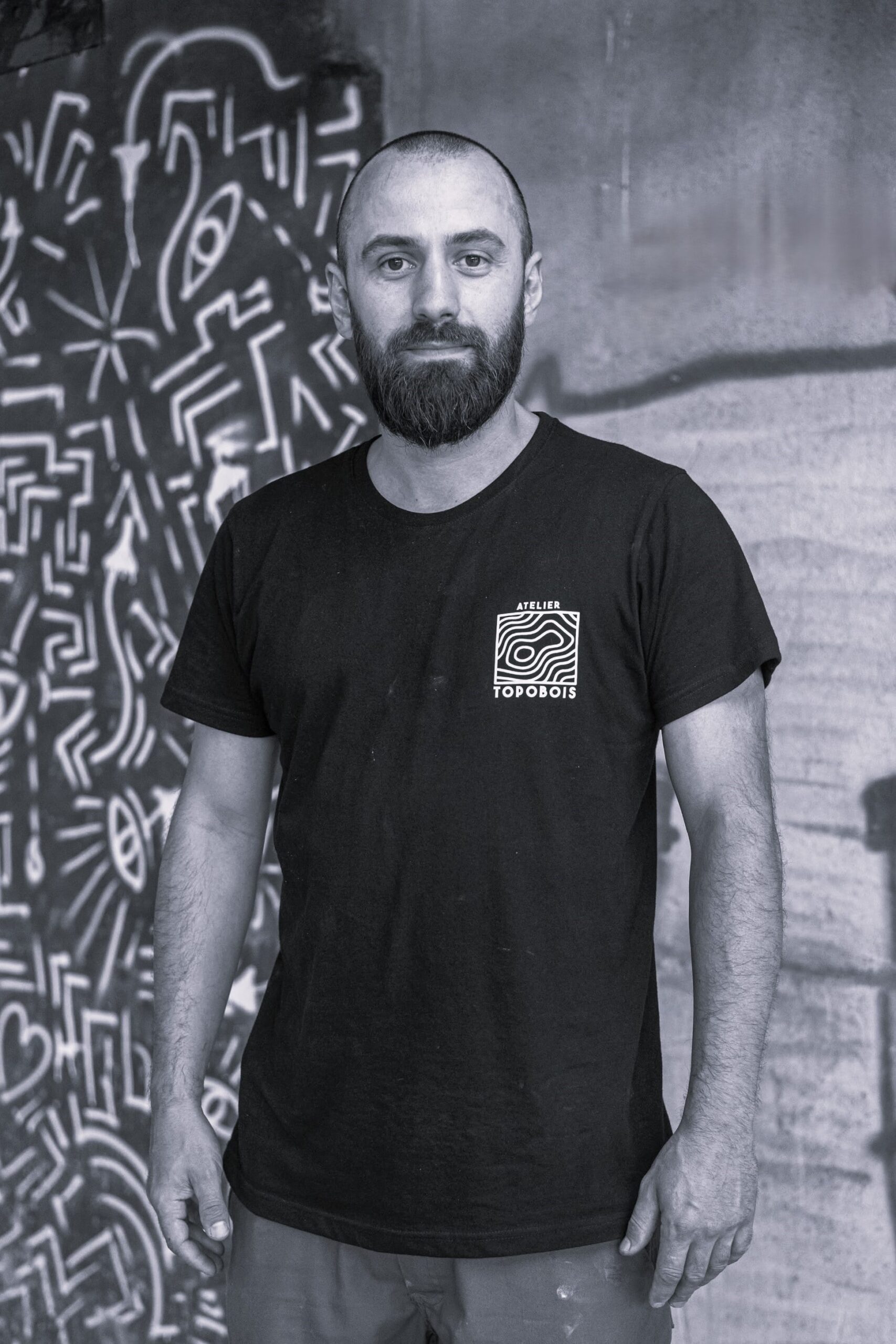 Atelier_Topobois Portrait Portrait Arnaud Tierle Menuisier Ariège par Julien PP